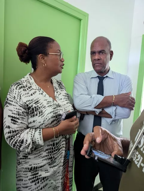 Visite de la CTM avec son président Serge Letchimy à la MECS de l'Espérance