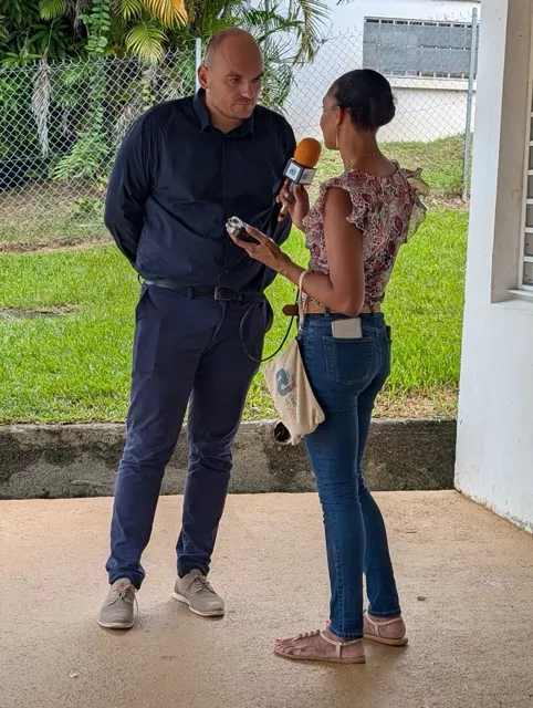 Visite de la CTM avec son président Serge Letchimy à la MECS de l'Espérance