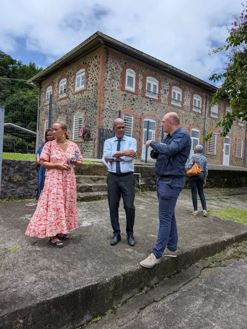 Visite de la CTM avec son président Serge Letchimy à la MECS de l'Espérance