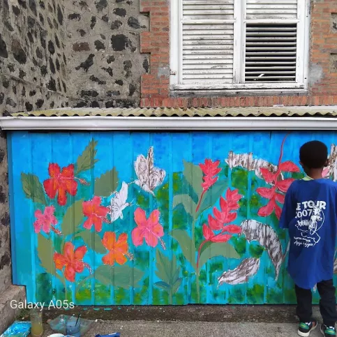 fresque CP ST JP II Espérance