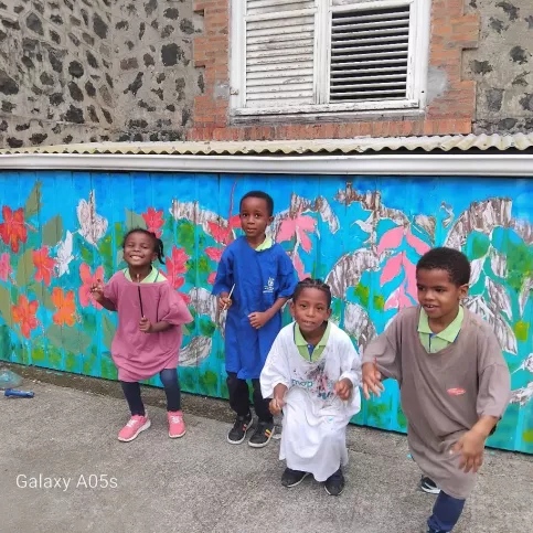 fresque CP ST JP II Espérance